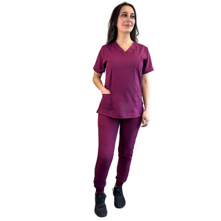 Conjunto Antifluido Jogger  Burdeo Hero Esparta