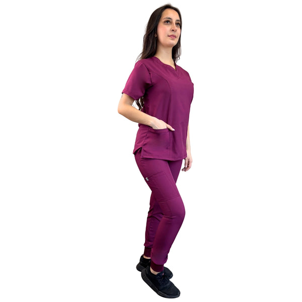 Conjunto Antifluido Jogger  Burdeo Hero Esparta
