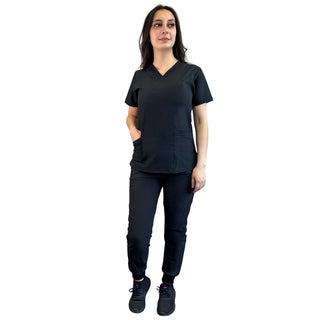 Conjunto Antifluido Jogger  Negro Hero Esparta