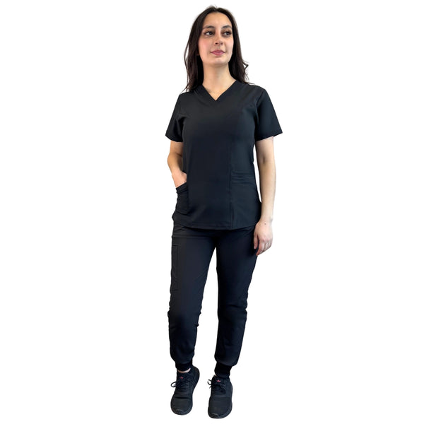 Conjunto Antifluido Jogger  Negro Hero Esparta