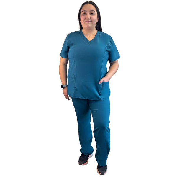 conjunto_antifluido_verde_petroleo_veterinaria