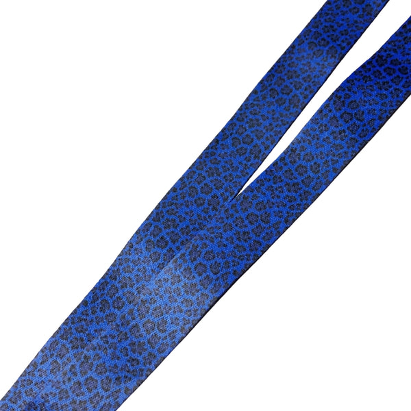 LANYARD AZUL MARINO ANIMAL PRINT LEOPARDO LP0201