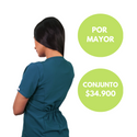 POLERA MUJER RIPHOLIA ANTIFLUIDOS VERDE PETROLEO 2324